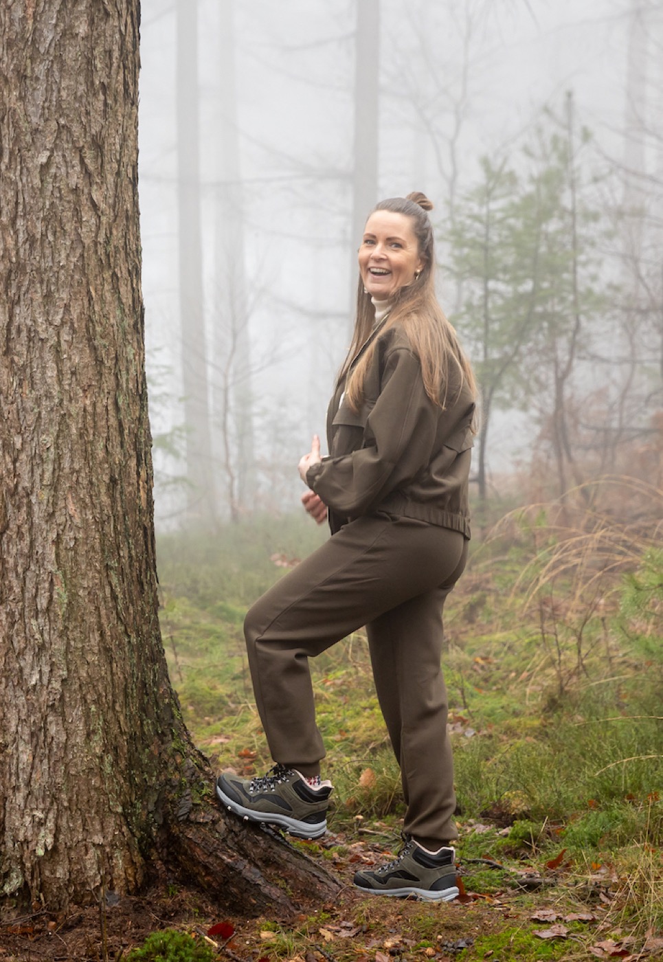 Denise Schuitemaker buiten in de natuur — buiten sporten Zaanstreek